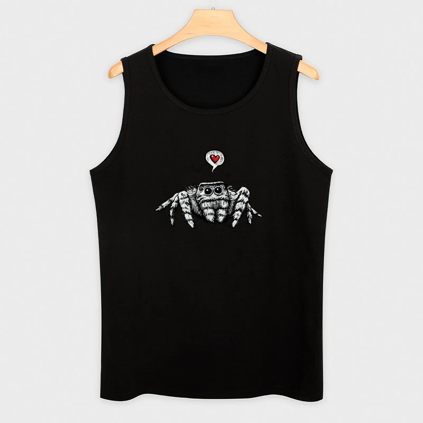 Spider Love Tank Top Solid Basic Tank Top Comfort Breathable Sleeveless