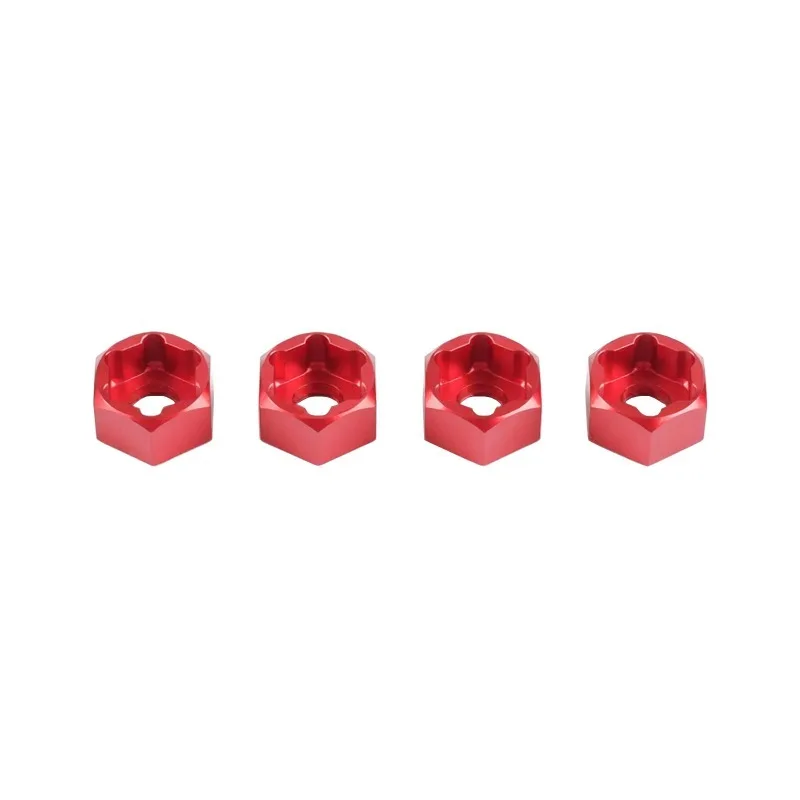 4Pcs 5mm to 7mm/12mm Hex Wheel Hub Adapters Conversion for Axial SCX24 1/24 Wheels on WPL D12 1/10 MN 1/12 RC Car Upgrade Parts