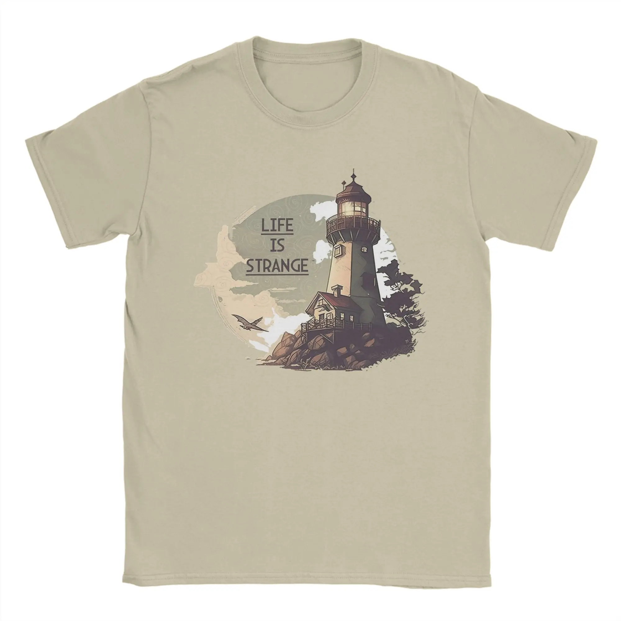 

Men Women Printed Life is Strange Lighthouse Aarcadia Bay T Shirt Tee Cotton T-shirts Clothing