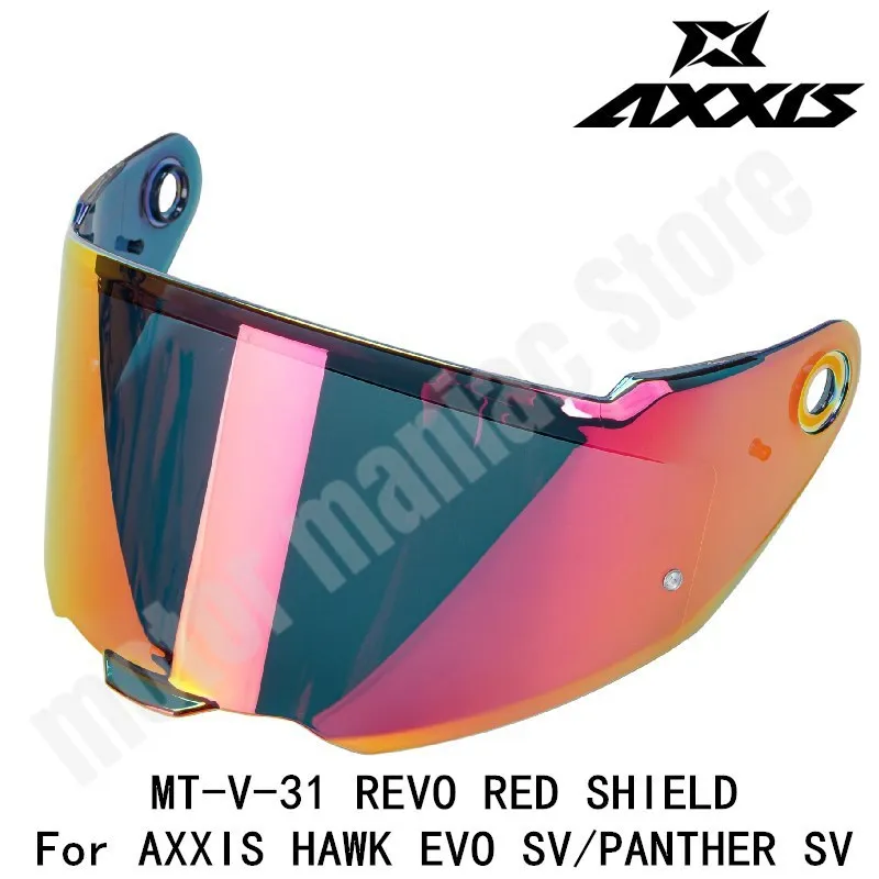 AXXIS Helmet Shield MT-V-31 Lens Adaptation AXXIS  HAWK EVO SV/PANTHER SV Helmet Color Lens Helmet Visors Accessories