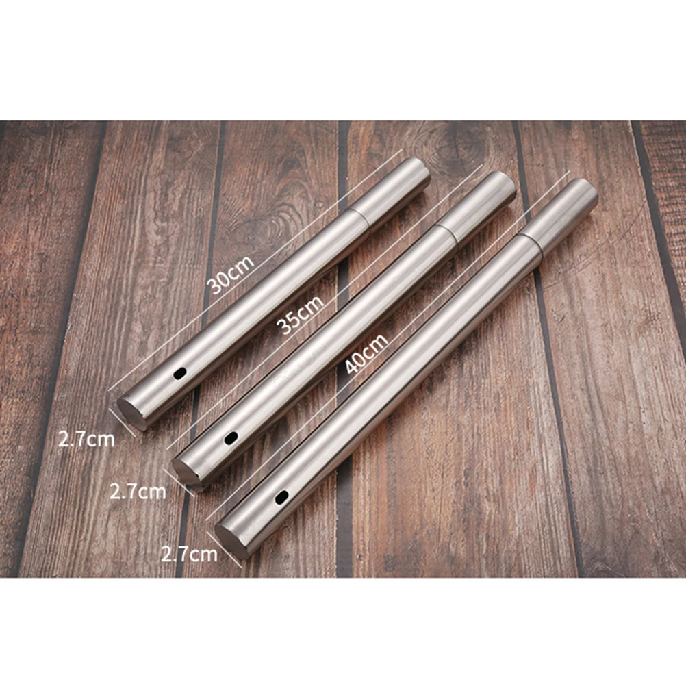 

BBQ Sticks Stainless Steel Skewers Holder Stainless Steel Skewers Bucket Durable Nonstick Metal Container Camping Home