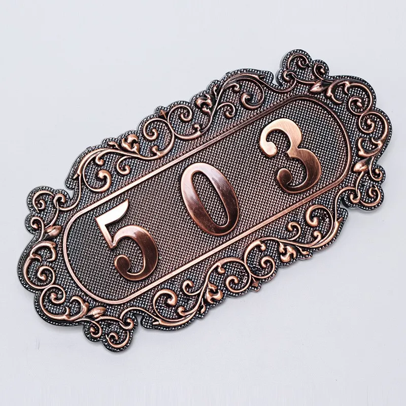 

number, digital sticker, private room number, household hotel door number, hotel private room, restaurant sign,