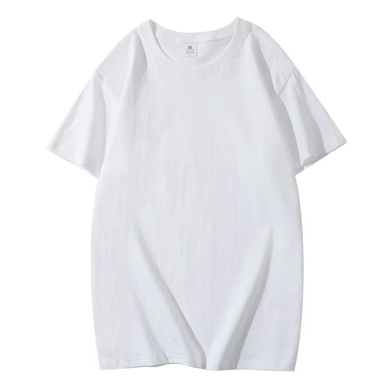 CottontShort Sleeve Shirt180GramtShirtlogoMen and Women Couple Style Loose Half Sleeve Summer Cotton Cultural Shirt Custom