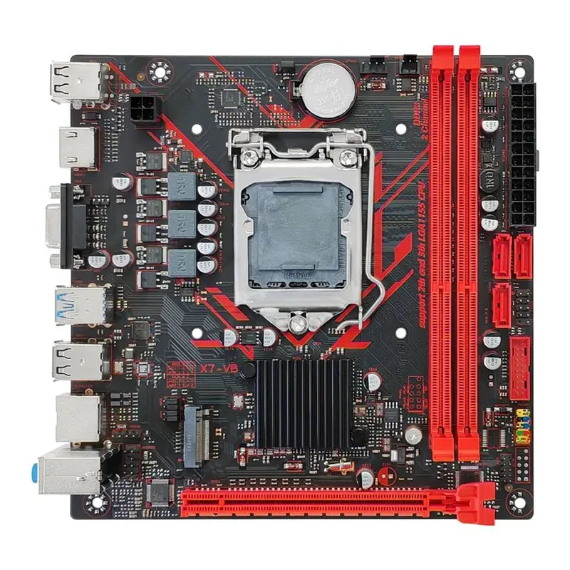 

Desktop Computer Main Board B75A Motherboard DDR3 Memory Support LGA-1155 Pin I3 I5 I7 CPU For Office