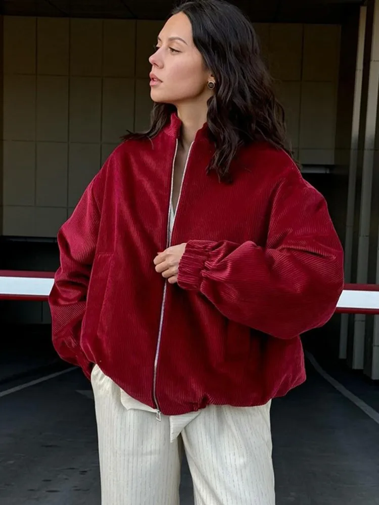 

2025 Winter Jacket Women Varsity Bomber Jackets For Women New In Coats And Jackets Woman Long Sleeve Women's Winter Jacket