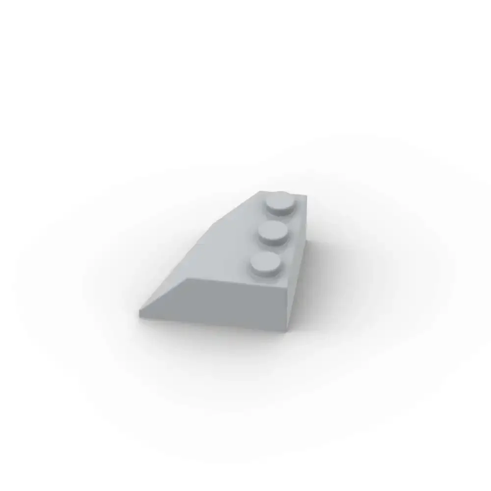 MOC 10 قطعة 42862 إسفين 3x3 اللبنات عدة المنحدر البيت الأيسر القلعة التعليمية الطوب الجسيمات ألعاب أطفال هدايا عيد الميلاد
