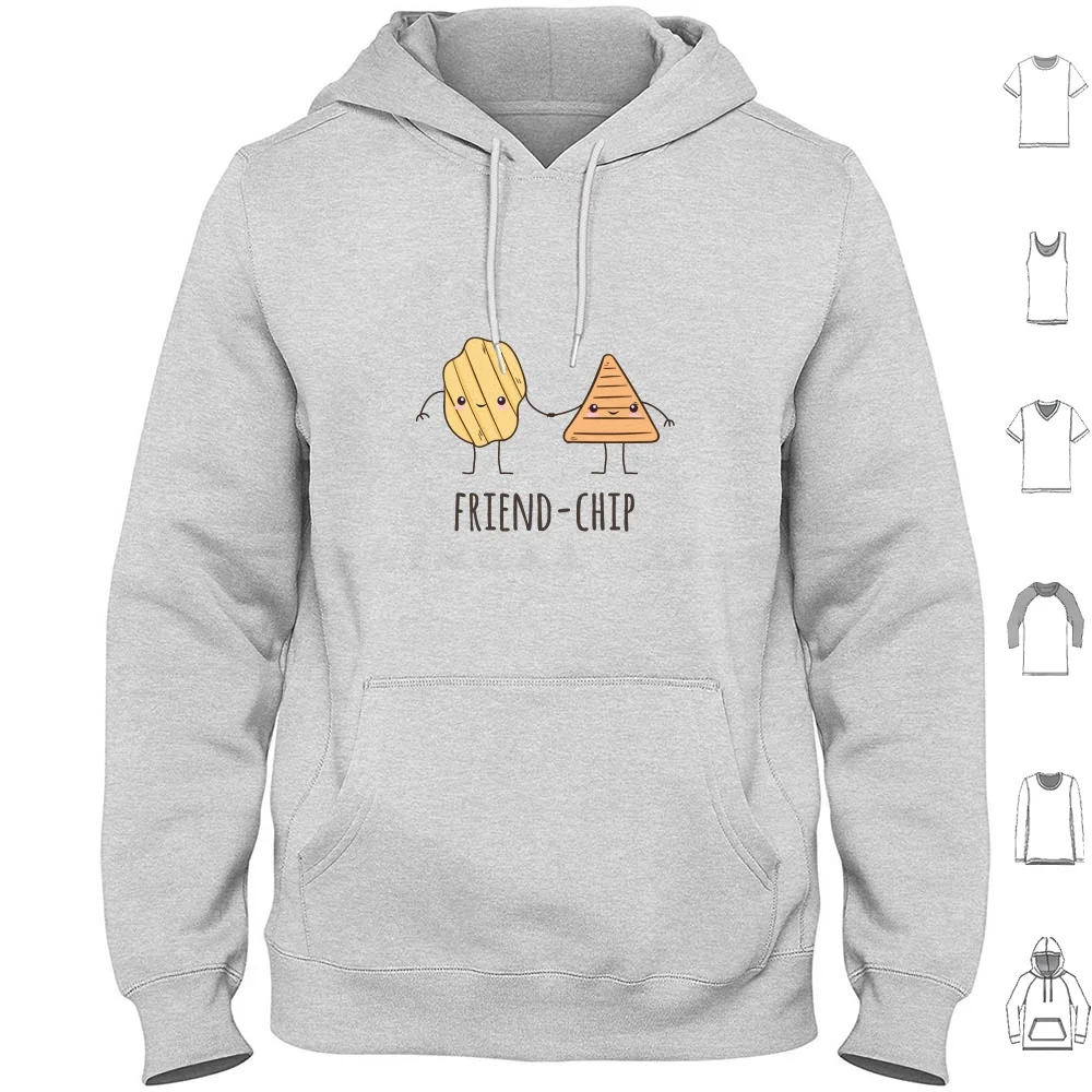 Funny Friend-Chip Potato Chips Hoodies Long Sleeve Top Selling Parody Funny Bestseller Bestselling Funny Thank You