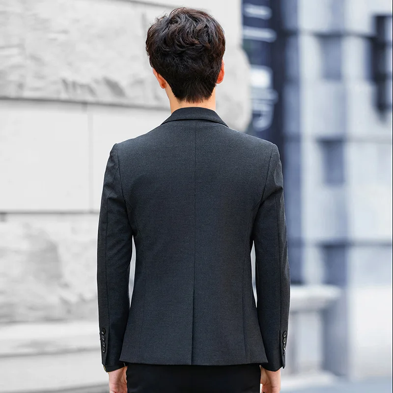 (129) Men's casual suits, slim-fitting drape jackets, Korean-style tops, new men's suits, new styles