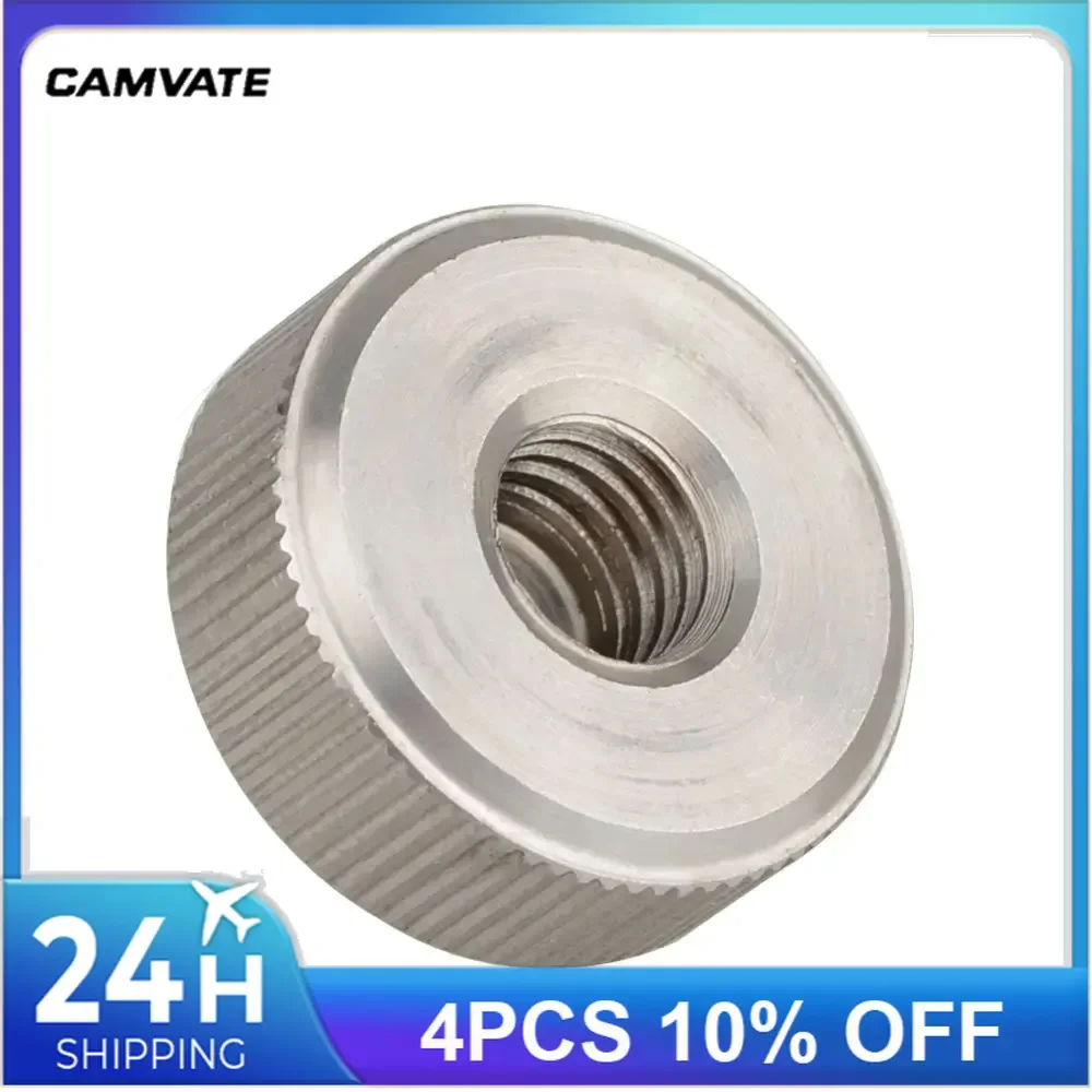 

Стандартный переходник для камеры CAMCATE из нержавеющей стали, переходник с 3/8-16 гнездом на 1/4-20 штекеров для камеры, штатива и монопода, Новинка