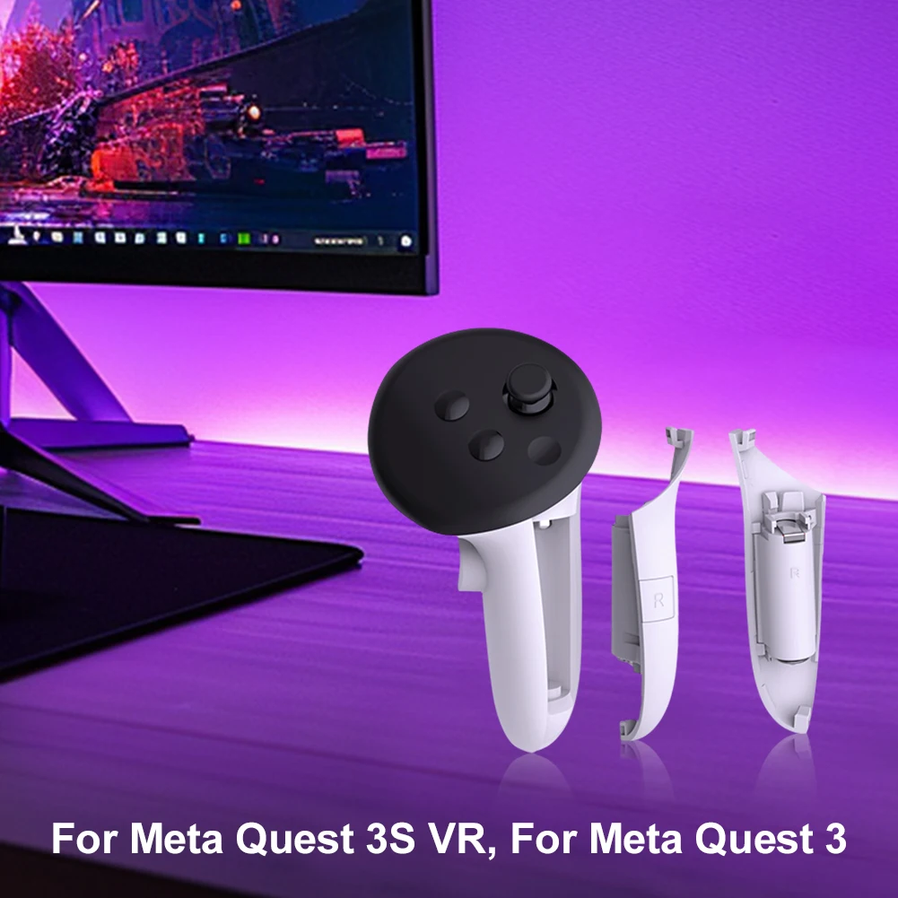 Rechargeable Battery Cover Charging Grips Cover Accessories for Meta Quest 3S/3 VR Headset Controller