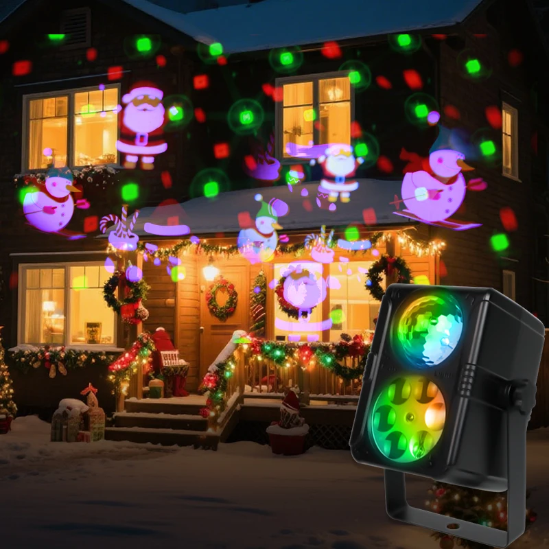 

LED Christmas Pattern Projection Light for Halloween Parties Holiday Decor Kids' Living Room Home Decoration Lighting