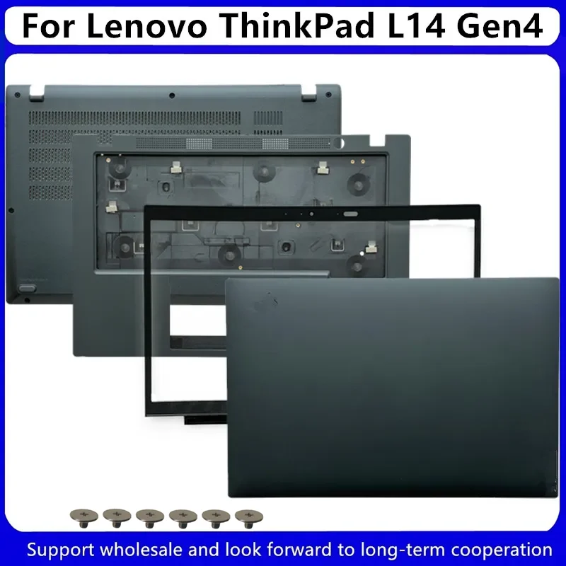 

New For Lenovo ThinkPad L14 Gen4 LCD Back Cover / LCD Front Bezel Cover / Upper Case Cover / Bottom Case Cover 460.0PZIP.0002