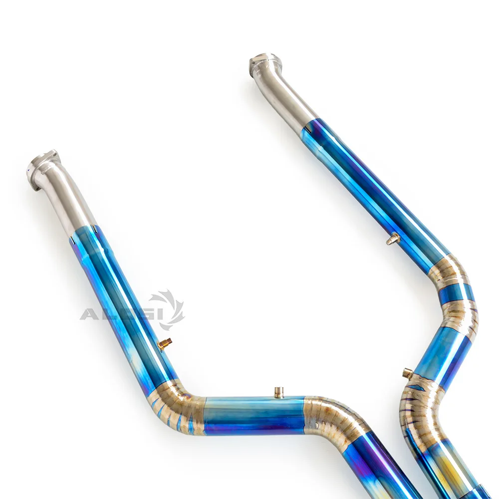 Adatto per BMW XM 4.4T 2023-2025 Tubo di scarico a sezione centrale in materiale titanio ALOSI