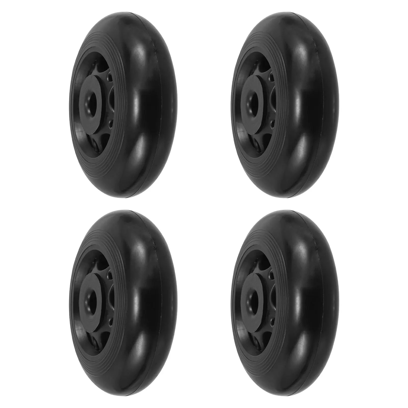 

4 Pcs Fitness Equipment Accessories Wheels Sports Attachment for Gym Attachments Supports Black