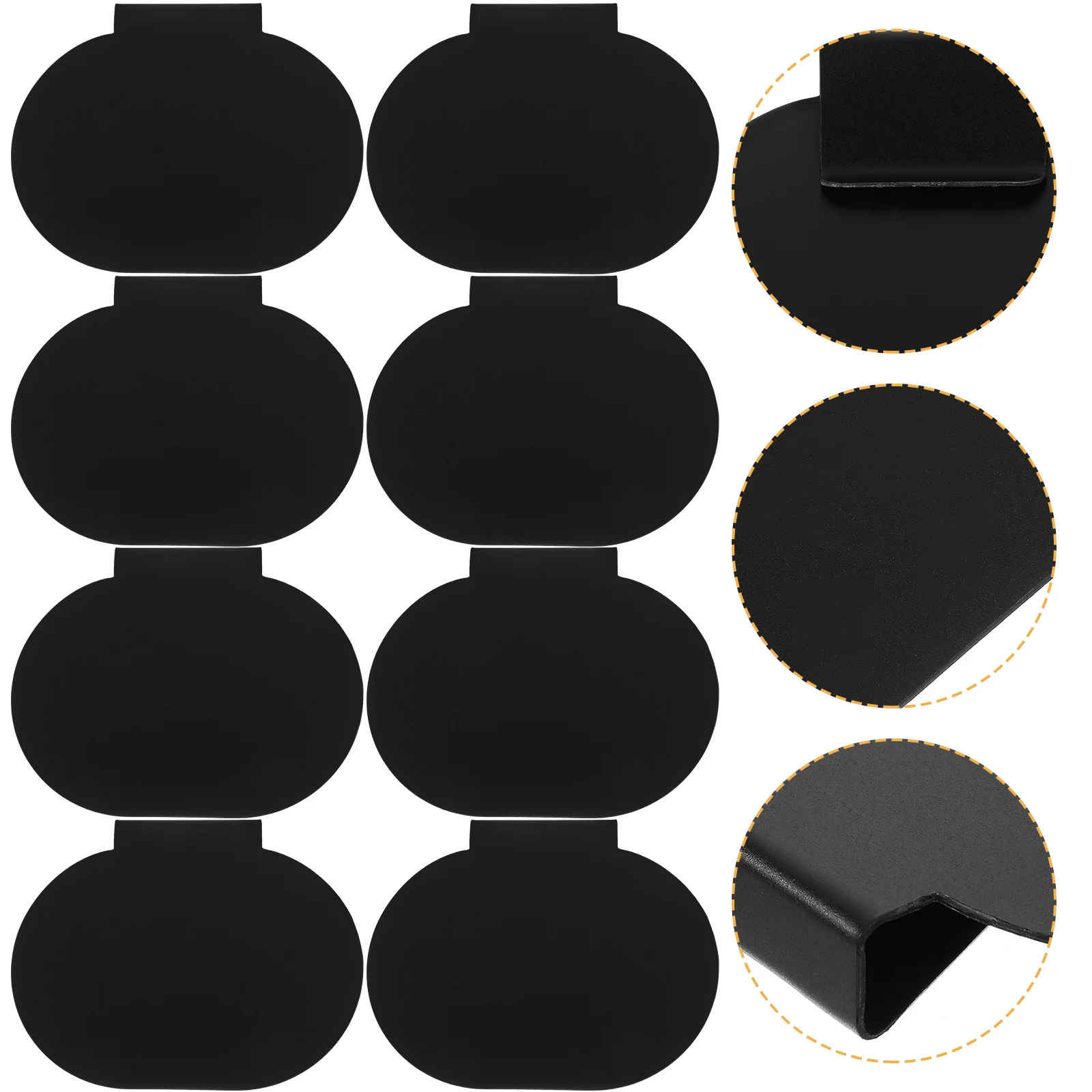 12 Pcs Label Holder Message Board Removable Clips Dry Erase Bin Labels on Erasable for Baskets Detachable