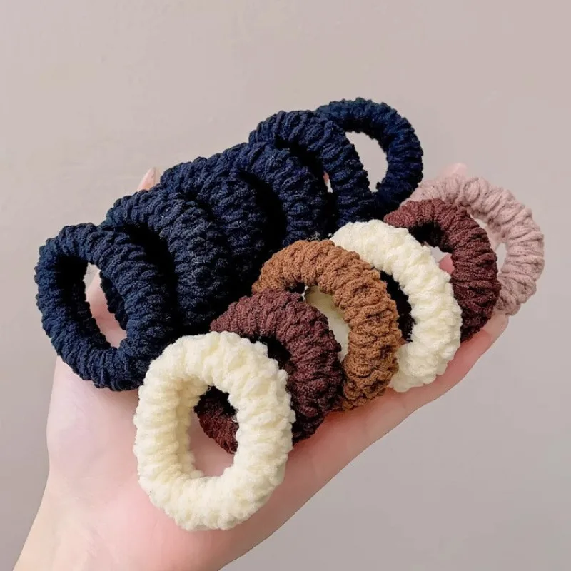 6Pcs/Set Women Hair Scrunchies Girls Elastic Hair Bands Children Headbands Hair Gum Tie Hair Accessories Party Birthday Gifts - 6