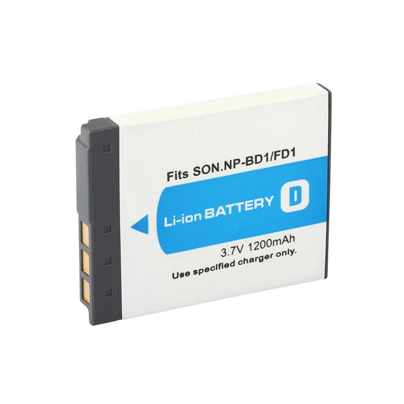 소니 카메라용 NP-BD1 NP FD1 BD1 카메라 배터리, 1200mAh, DSC T2 T70 T300 TX1 T900 T700 T500 T200 T77 T75 NPBD1 배터리