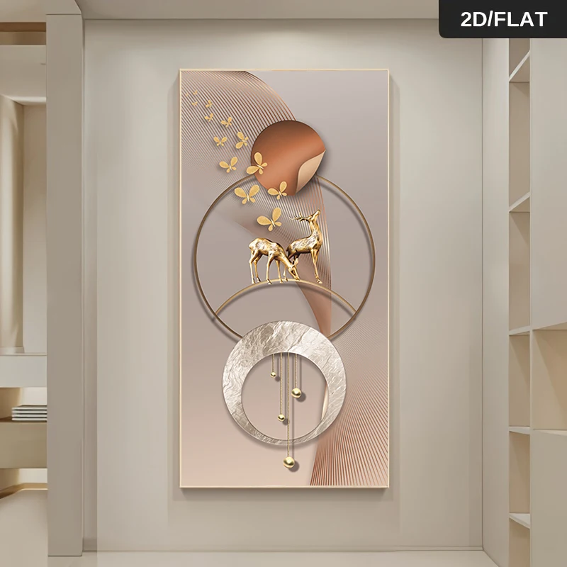 Nordic Luxury Elk Wall Art 5
