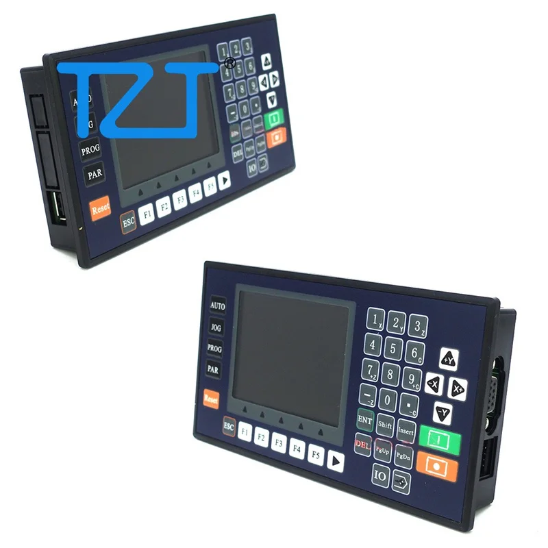 Imagem -04 - Tzt Cnc Controlador Programável Tc55v Eixo Movimento Controlador Servo Stepper Motor Control Display Lcd para Cnc Router