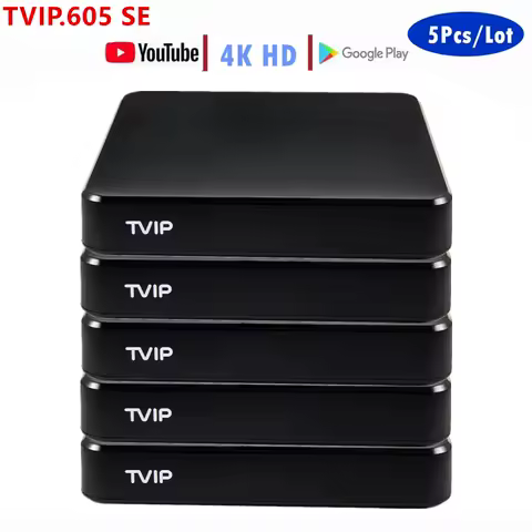 5Pcs/Lot TVIP605 SE 4K HD TV Box Linux and Android TV Box Replace TVIP605 Stock in Germany Hot Sale in Nordic