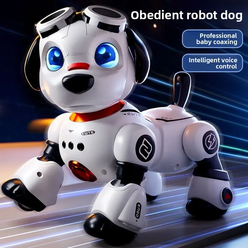 

Новая радиоуправляемая игрушка-робот для собак-интеллектуальная прогулочная вспышка, развивающая игрушка для детей, мальчиков и девочек, рождественский подарок