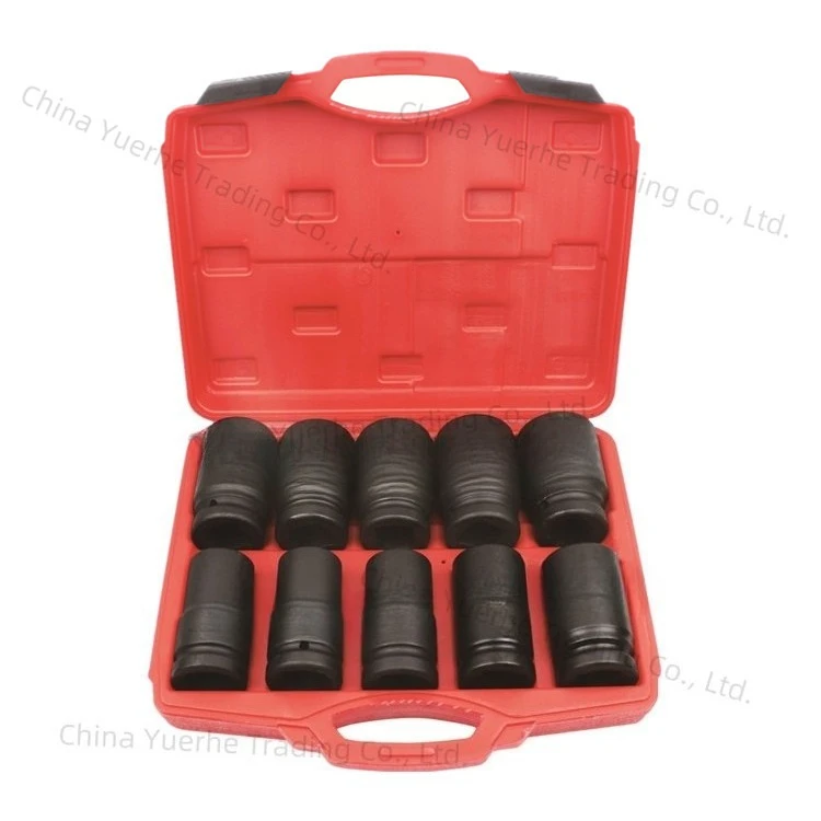 

3/4 inch heavy duty pneumatic sleeve durable air cannon sleeve set, auto repair pneumatic combination tool 10-piece set