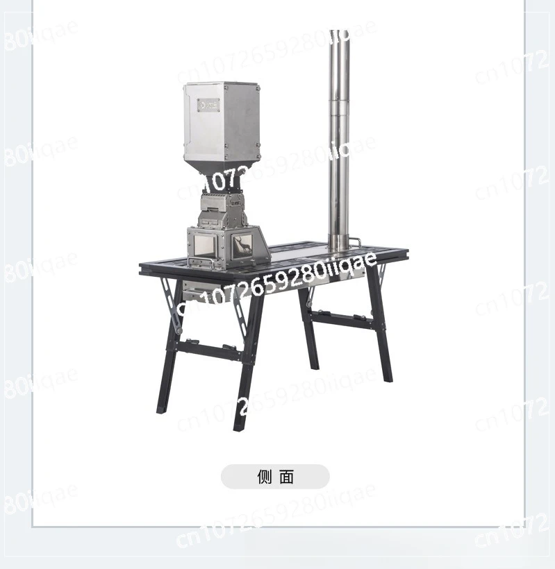 

Shake The Road, Aircraft Carrier Stove with Folding Table Tent Stove, Stainless Steel Firewood Stove Camping Heating