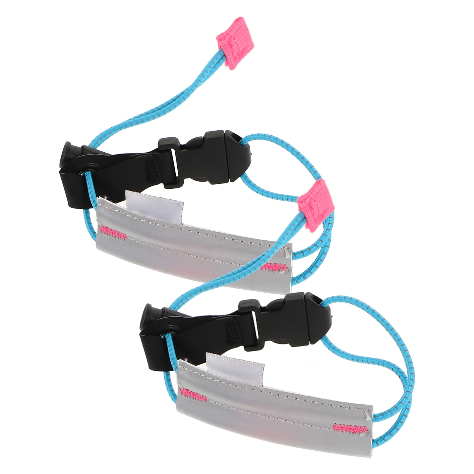 

2 pcs Reflective Elastic Buckle Trousers Night Run Cycling s Walking Strap Outdoor Camping Hiking Gear