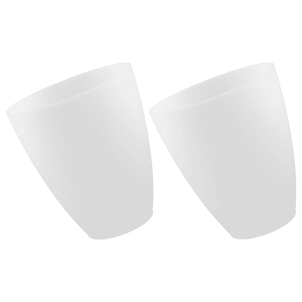 

2 Pcs Plastic Lampshade Table Decoration Ceiling Indoor Light Cover Chandelier Lampshades Small Wall Accessory Supply for