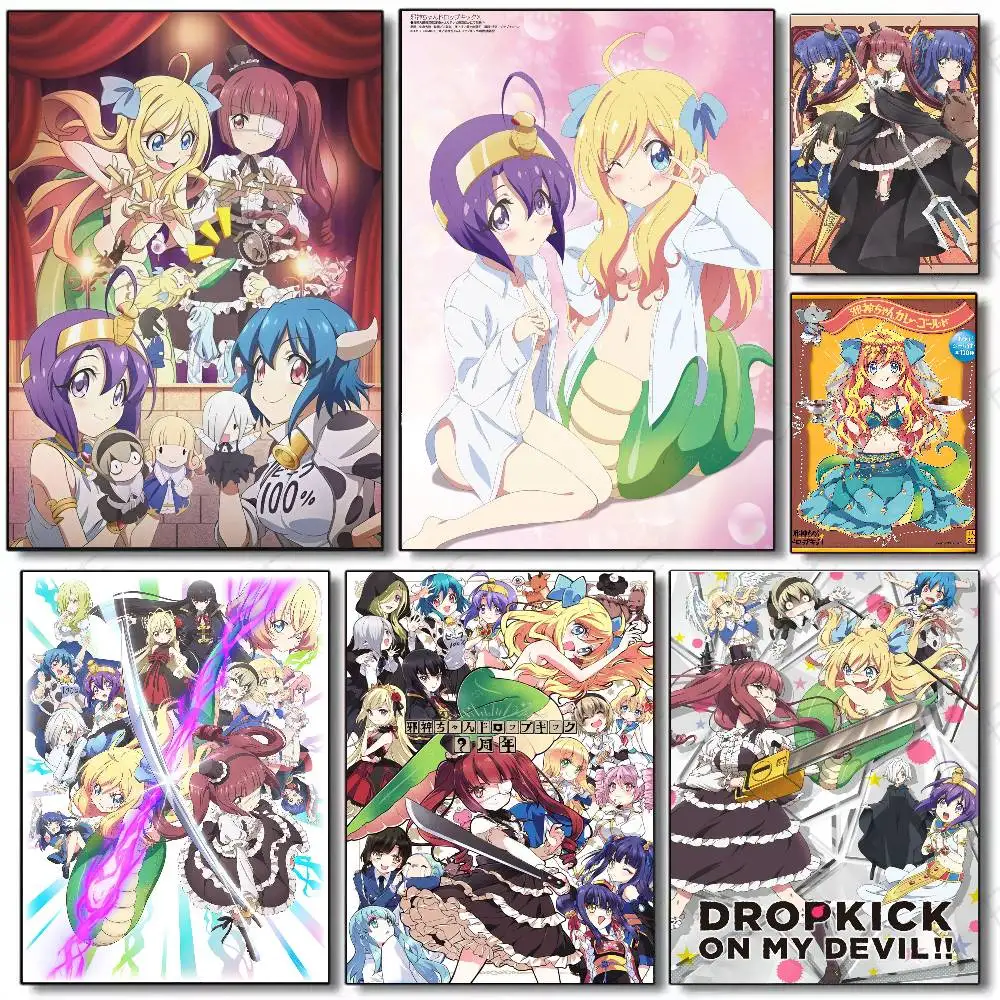 Anime D-Dropkick On My Devil Art Sticky Wall Waterproof Home Living Room Bedroom Bar Aesthetic Decoration