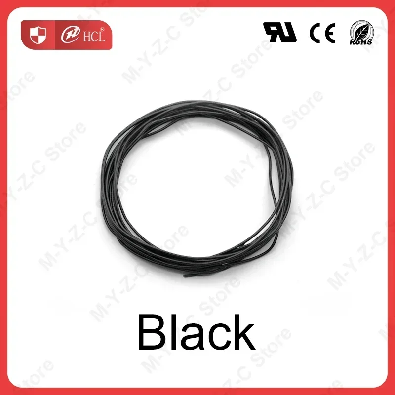 5M-100M Hitzebeständiges Kabel Ultraweicher Silikondraht 30 28 26 24 22 20 18 16 14 AWG Hochtemperatur-flexibler Kupferanschluss