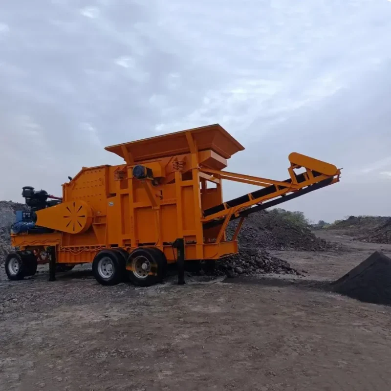 YG Factory Price Trailer Mobile Stone Crusher Diesel Engine Jaw Crusher Mining Stone Rock Splitting Crushing Equipment for Sale