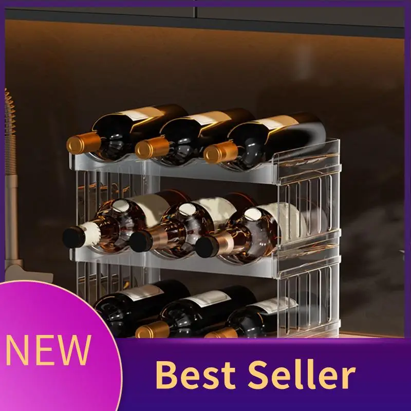 

Water Bottle Organizer Stackable Cup Organizer Cup Accessories For 40Oz Tumbler With Handle For Cabinet 4 Floors