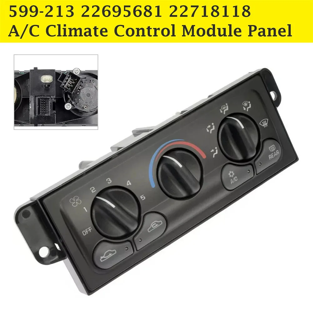

HVAC Control Panel Replacement Air-conditioning Auto AC Switch A C Control Panel Direct Replacement Precise Fitment