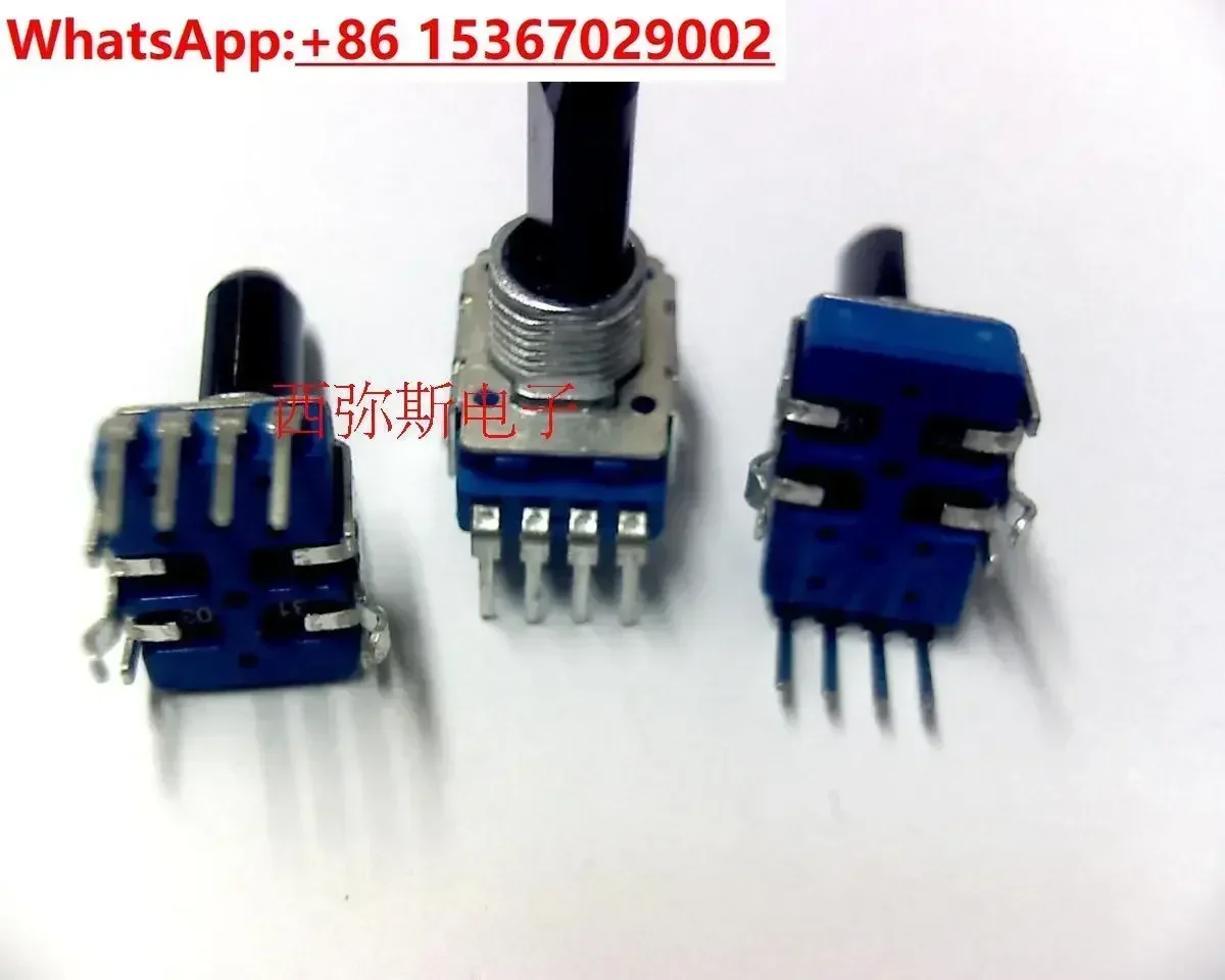 50 шт. WH111 4-контактный потенциометр B1K B5K B10K B100K Длина вала 17,5 мм