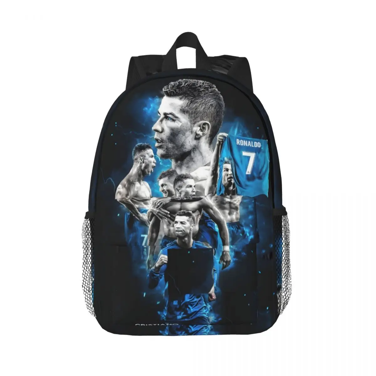 CR7 Printed Lightweight Casual Schoolbag For School, Outdoor, Shopping, Office 15inch