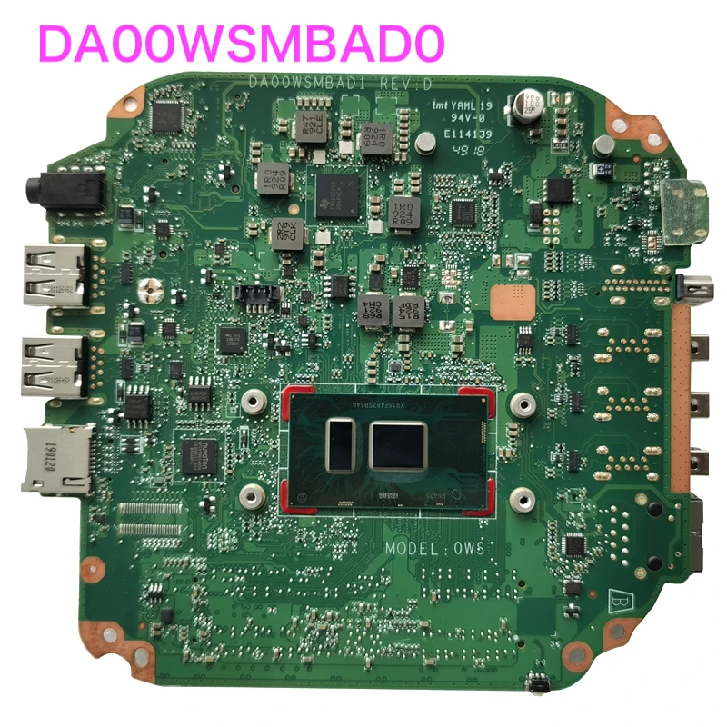 

Suitable For HP Chromebox G2 Motherboard DA00WSMBAD0 L17276-001 L17276-601 0WS Mainboard 100% Tested OK Fully Work