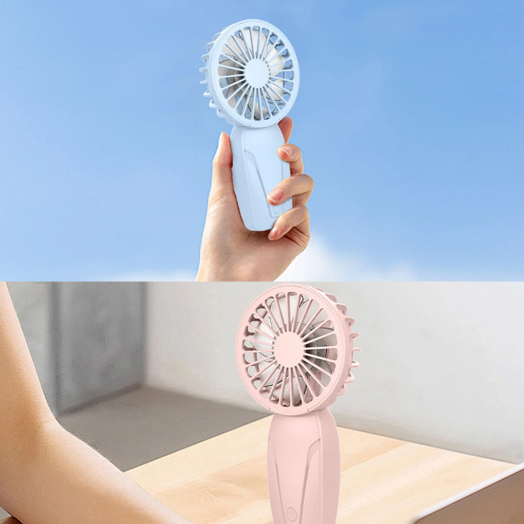 무소음 충전식 미니 선풍기, 무소음 냉각 경험, 경량 휴대용 미니 포켓 선풍기, 화이트