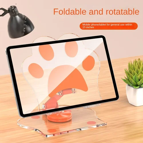 데스크탑 태블릿 스탠드 접이식 패드 거치대 전화 브래킷 회전 지지대, 아이패드 프로 9.7 에어 4 5 미니 6 11 미 패드 액세서리  Best5