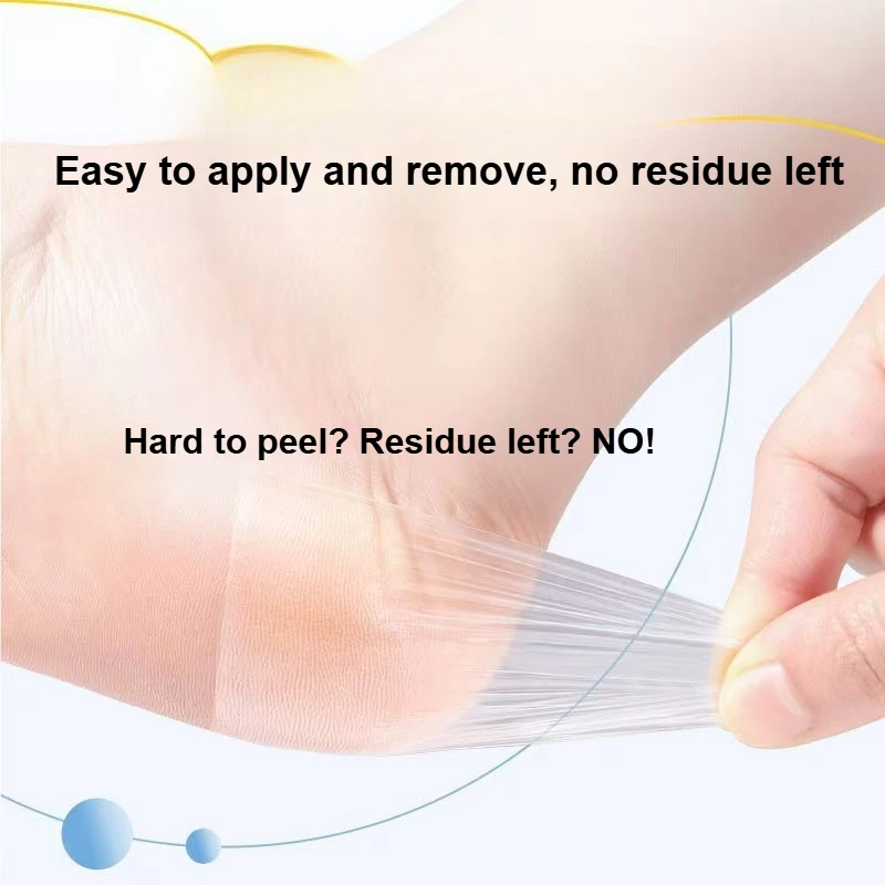 PU Heel Protector Waterproof Anti Blister Shoe Inserts Dry Skin Patch Invisible Foot Care Sticker High Heels Gentle Effect Ultra