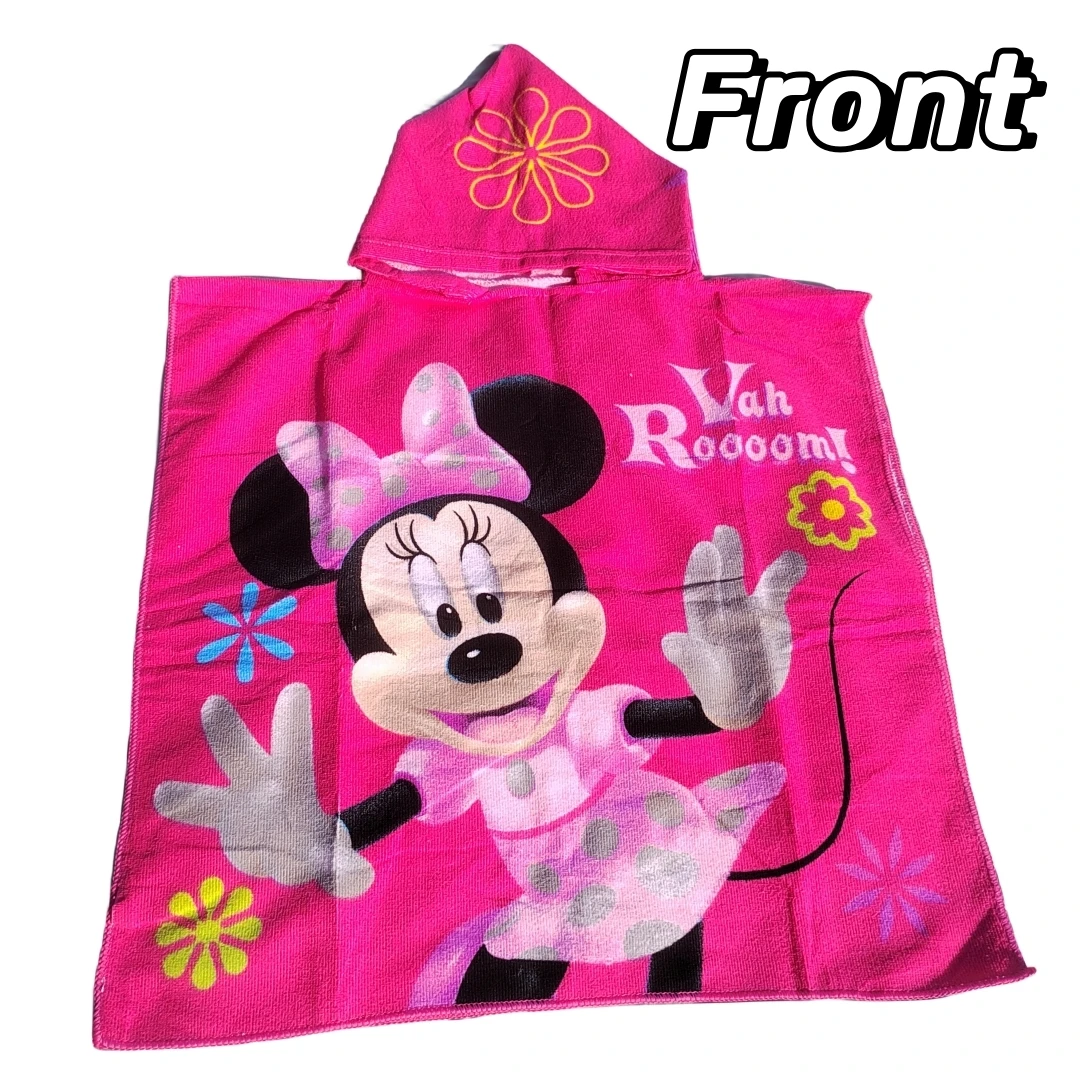 Miniso Mickey Mouse Baby Pajamas A hooded Girl Baby Boy Pajamas Minnie Mouse Girl Kigurumi Pajamas Bat Sleeve bathrobe Cape