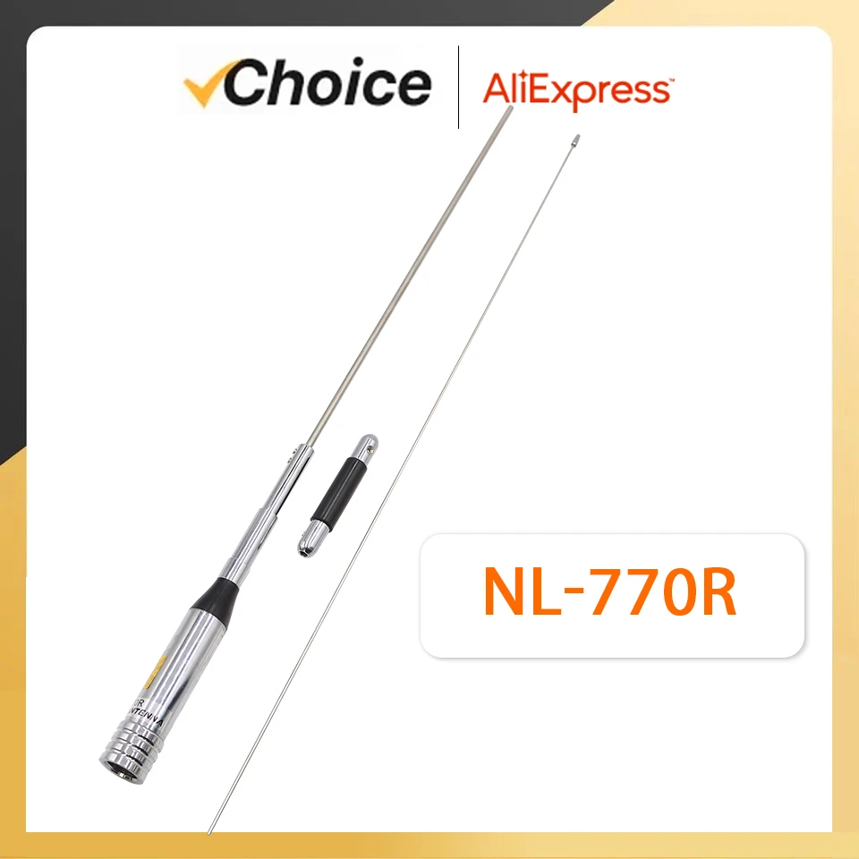 NL-770R Mobile Station Antenna Dual Band Radio UHF VHF 144 430MHz Mount Clip Walkie Talkie Accessory for TH-9800 BJ-218 KT-7900