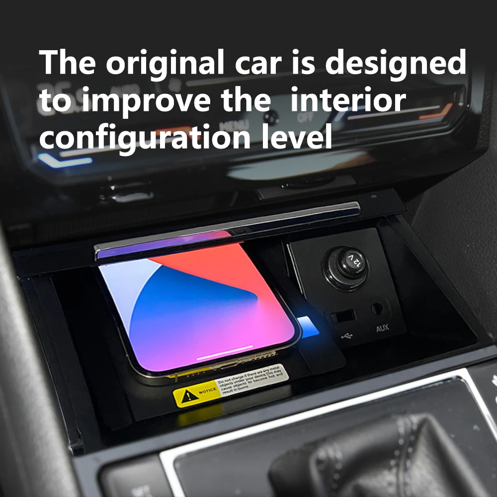 For Skoda superb 2018-2021 Quick QI Car Wireless Charger Fast Charging Intelligent Infrared Mobile Phone Dashboard