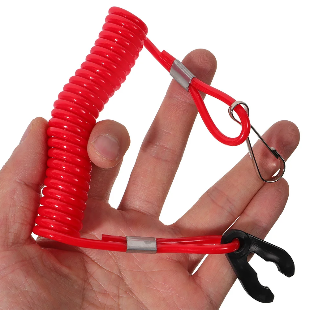 

3Pcs Versatile Application Boat Stop Safety Lanyard Simple Design Emergency Cord for Various Situations Boat Engine Lanyard