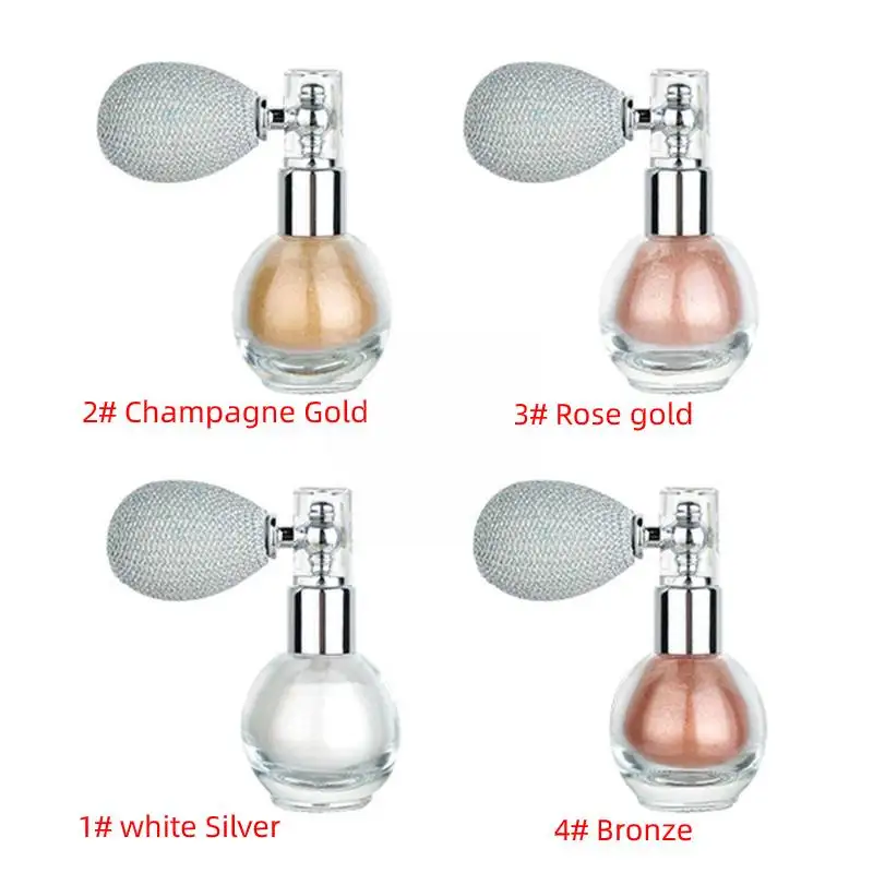 Glitter Spray Body Pailette Spray Highlighter Powder Spray Gloss Glitter Powder Spray Loose Powder Spray Makeup For Face Body