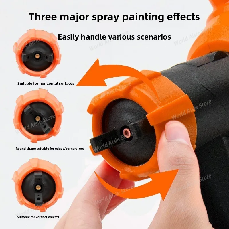 DIY Electric Spray Gun for Rust-Proof Paint, Coating, Color Steel Roofing, Plasterline Spraying Metal Copper Nozzle Sprayer