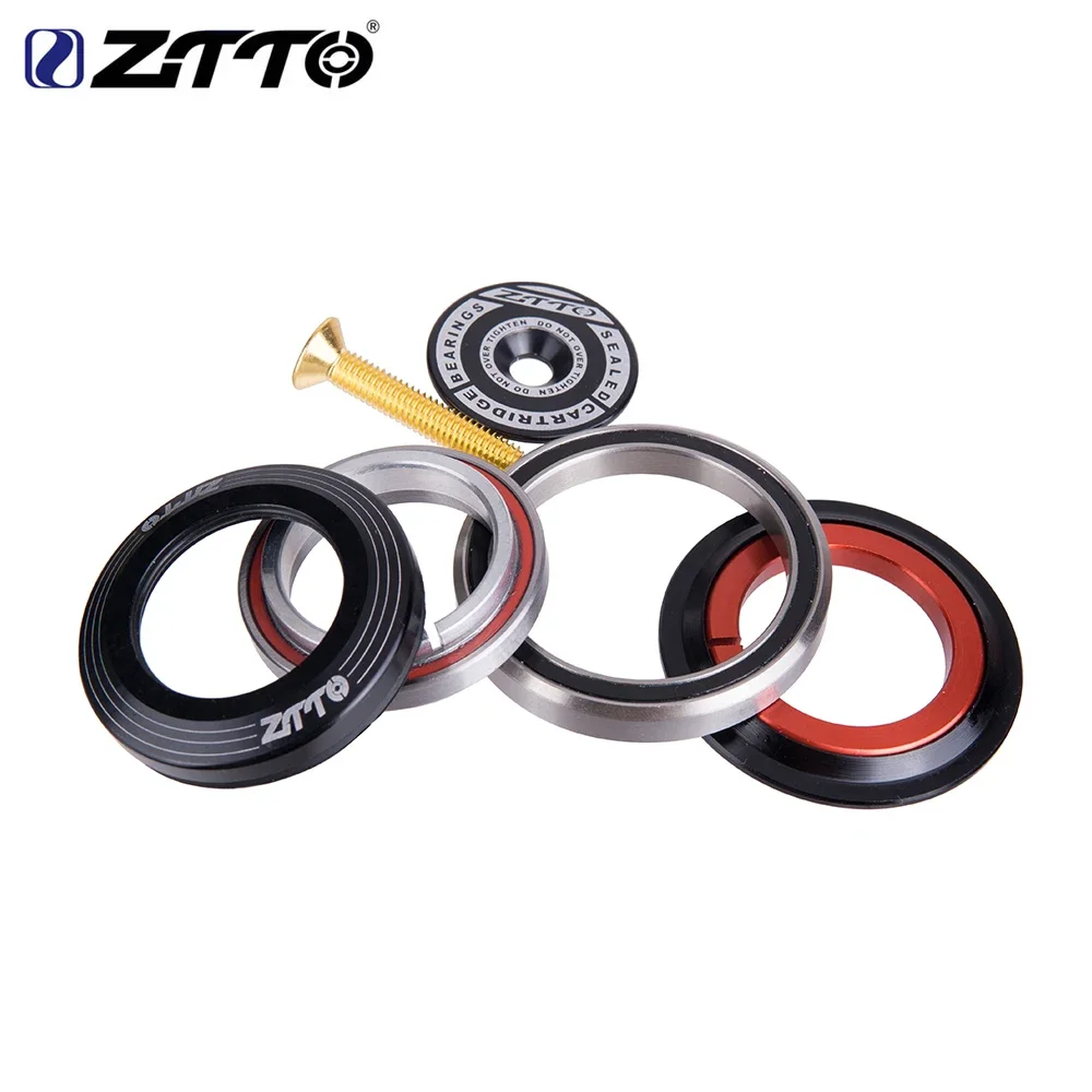 

ZTTO 4252st MTB Bike Internal Headset Threadless Sealed Bearing 42 41.8 52mm 1 1/8" 1 1/2" Tapered Straight Fork Bicycle Headset