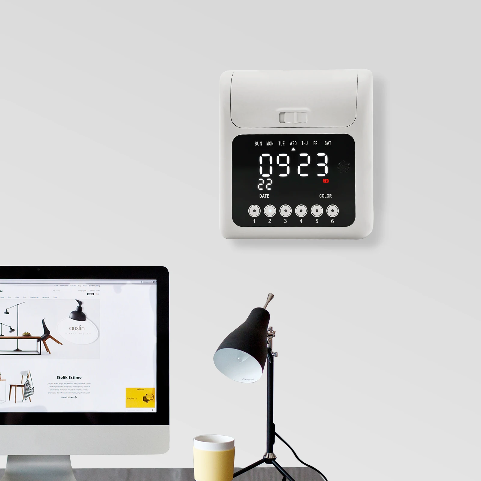 직원 시간 시계 계산, 시간 시계 번들 암호 잠금 해제, 키 없이 50 장, 기업