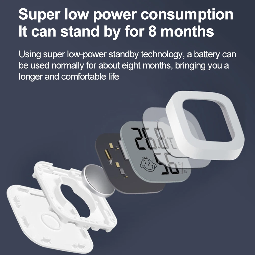 Imagem -05 - Tuya-zigbee 3.0 Mini Sensor de Temperatura Umidade Termômetro Display Digital Lcd Controle de Voz Alexa Google Home Smart Home