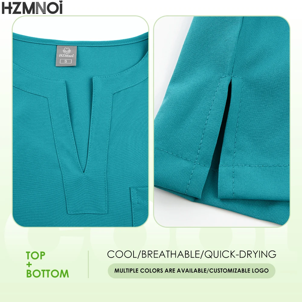 Ropa de trabajo de farmacéutico de Color sólido Multicolor, ropa de trabajo de laboratorio de esteticista, uniformes de enfermería, uniformes veterinarios de clínica de mascotas, venta al por mayor